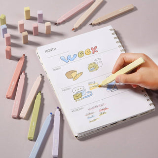 Aesthetic Highlighters 10 Pack No Bleed