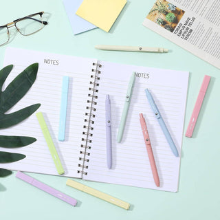 Aesthetic Highlighters & Gel Pens Collection