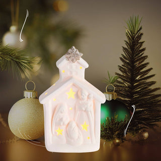 Nativity LED Light Up Church Porcelain