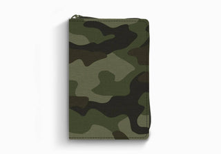 ESV Compact Bible, Canvas with Zipper, Camo Design