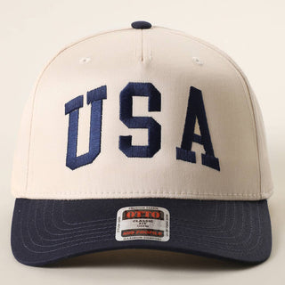 USA Embroidered OTTO Mid Profile Trucker Cap