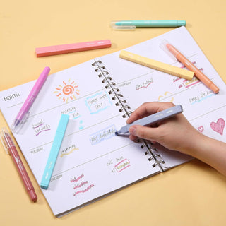 Aesthetic & Gel Highlighters Set