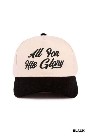 All For His Glory Two Tone Cotton Hat