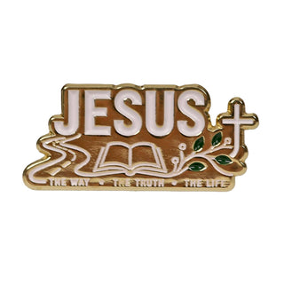 The Way The Truth The Life Enamel Pin