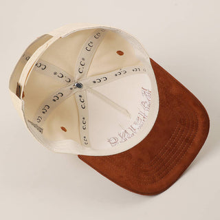 RAISING BELIEVERS Suede Two-Tone Trucker Hat