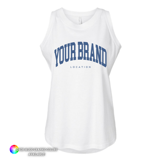 Custom Branded Logo Women's Relaxed Fine Jersey Tank - 3592 Sustainable Style