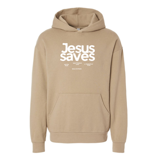 Jesus Saves Hooded Sweatshirt: July 2026