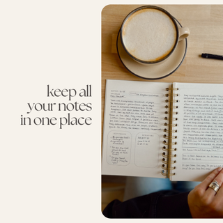 Church Notes Journal – Extended Edition (More Space Per Sermon)