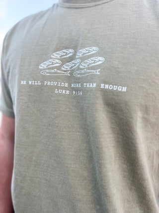 Loaves and Fish He Will Provide Comfort Colors T-shirt - April 2026