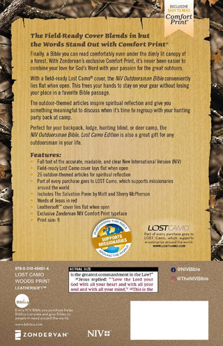 NIV, Outdoorsman Bible