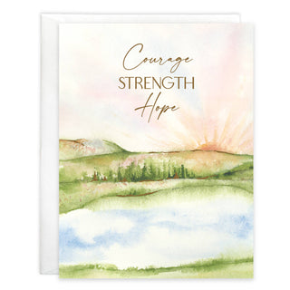 Thinking of You Greeting Card - Sunrise Hope