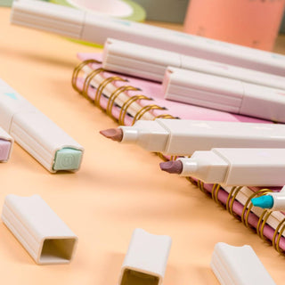 Mr. Pen Dual Tip Aesthetic Highlighters, 8 Pack