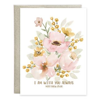 With Scripture Thinking of You Card - With You Always