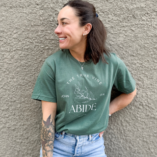 Jesus The True Vine: Abide T-Shirt