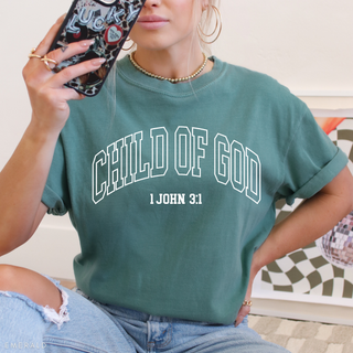 Child of God Christian Crewneck T-Shirt Faith Apparel