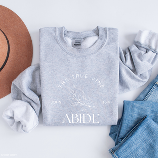 Jesus The True Vine: Abide Sweatshirt