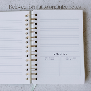 Church Notes Journal – Extended Edition (More Space Per Sermon)