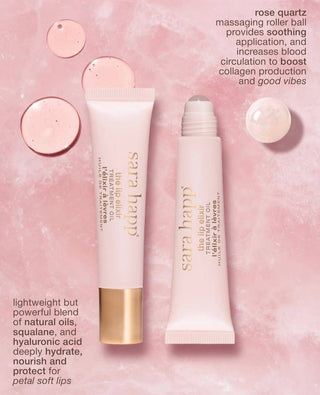 The Lip Elixir - Treatment Oil with Rose Quartz Rollerball