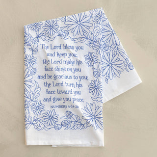 The Blessing Scripture Tea Towel (NIV) — Numbers 6