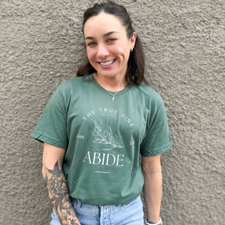 Jesus The True Vine: Abide T-Shirt