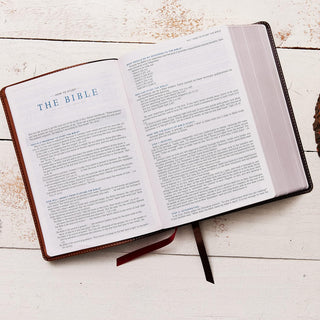 NASB, MacArthur Study Bible, 2nd Edition, Leathersoft, Brown, Comfort Print: Unleashing God's Truth One Verse at a Time, Imitation Leather