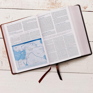 NASB, MacArthur Study Bible, 2nd Edition, Leathersoft, Brown, Comfort Print: Unleashing God's Truth One Verse at a Time, Imitation Leather