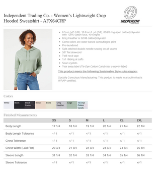 Custom Branded Logo Athletic Cropped Hoodie (MIN. 3)