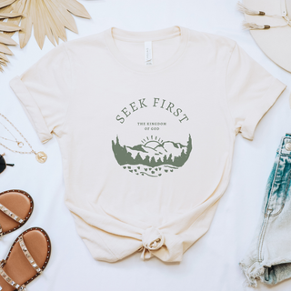 Seek First The Kingdom Soft Christian T-Shirt: June 2026