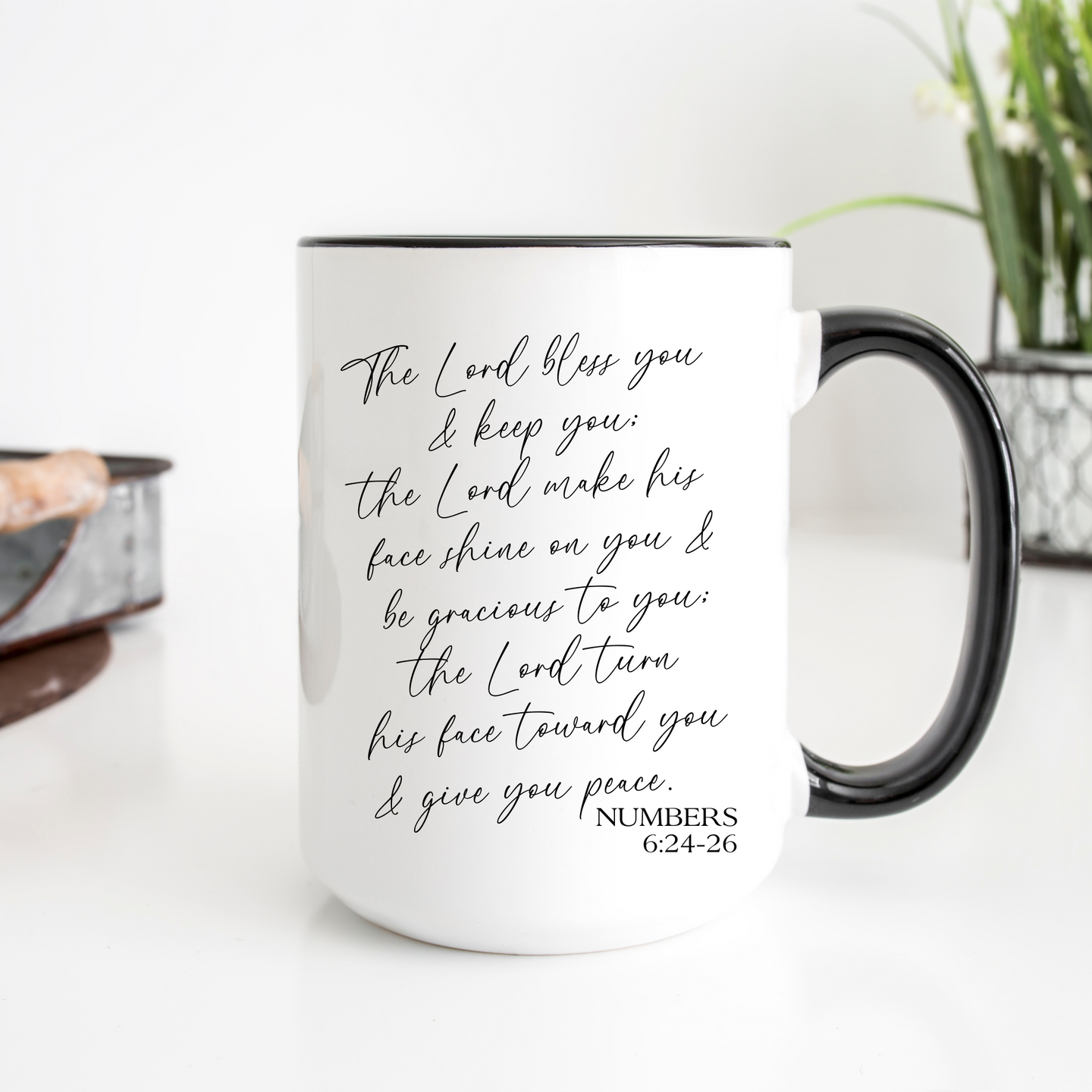 The Blessing Numbers 6: 24-26 - 15oz Ceramic Mug