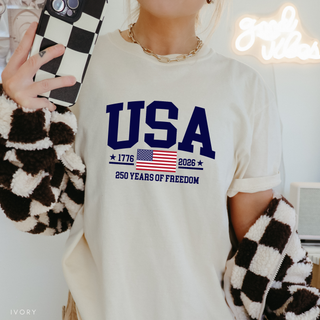 USA 250 Years of Freedom 4th of July America TShirt