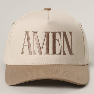 AMEN Embroidery Two-Tone Trucker Hat