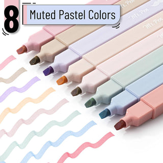 Aesthetic Highlighters, Pastel, 8 Pack