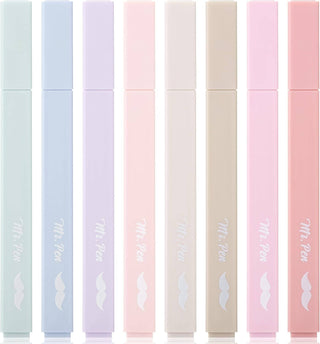Aesthetic Highlighters, Pastel, 8 Pack
