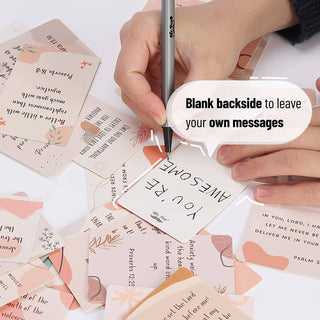 Cheerful Prayer Cards with 70 Uplifting Verses