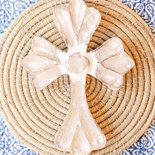 Whitewashed Petal Cross