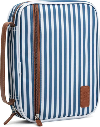 Navy Stripe Bible Case