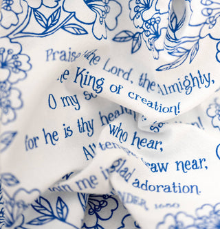 Praise to the Lord Hymn Tea Towel