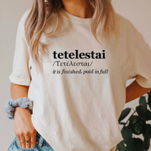 Tetelestai It Is Finished Paid In Full Comfort Colors Heavyweight Christian T-Shirt