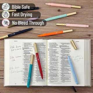 Mr. Pen Assorted Aesthetic Pens, 10 Pack, Fast Dry