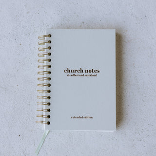 Church Notes Journal – Extended Edition (More Space Per Sermon)