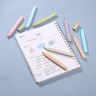 Aesthetic Highlighters, Pastel, 8 Pack