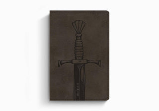 ESV Compact Bible, TruTone®, Silver, Sword Design