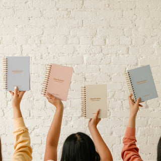 Church Notes Journal- White Spiral Linen- Christian Notebook