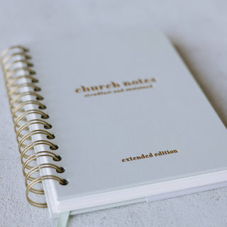Church Notes Journal – Extended Edition (More Space Per Sermon)