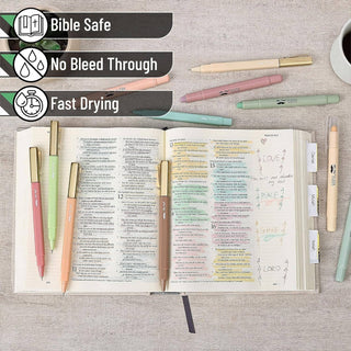 Gel Highlighters & Pens - 12 Pack No Bleed