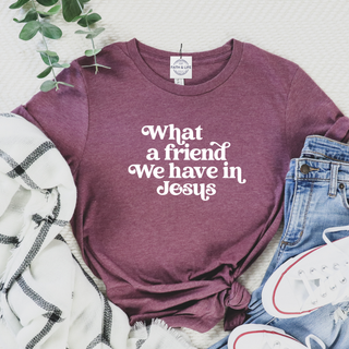 What A Friend We Have In Jesus Soft Christian T-Shirt