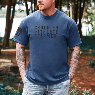 Soldier Athlete Farmer Men's Graphic T-Shirt