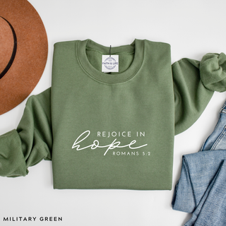 Rejoice in Hope Crewneck Sweatshirt - May 2026 Collection