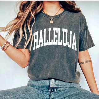 Hallelujah Cute Christian Graphic T-Shirt