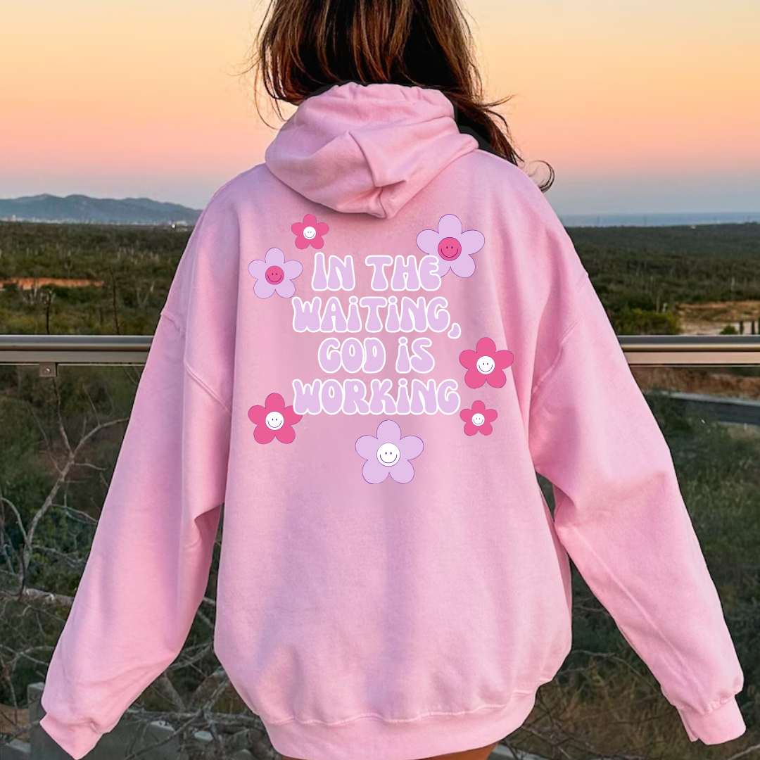 In The Waiting, God Is Working Hoodie